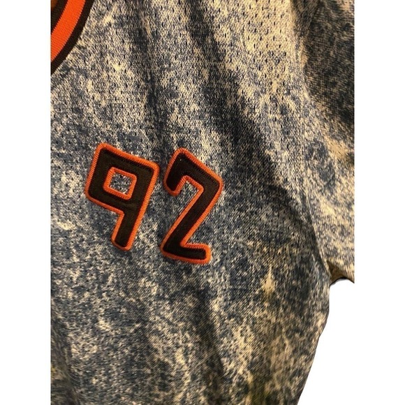 Vintage Lemar and Dauley 92 Blue, White and Orange V Neck Jersey Mens L - Picture 8 of 12